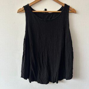 Torrid Black Swing Tank Womens 14 Goth Emo Grunge Minimalist